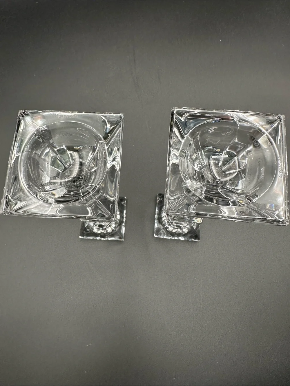Lenox Ovations Crystal Candlestick Holders – Set of 2, Made in Germany, 7.5